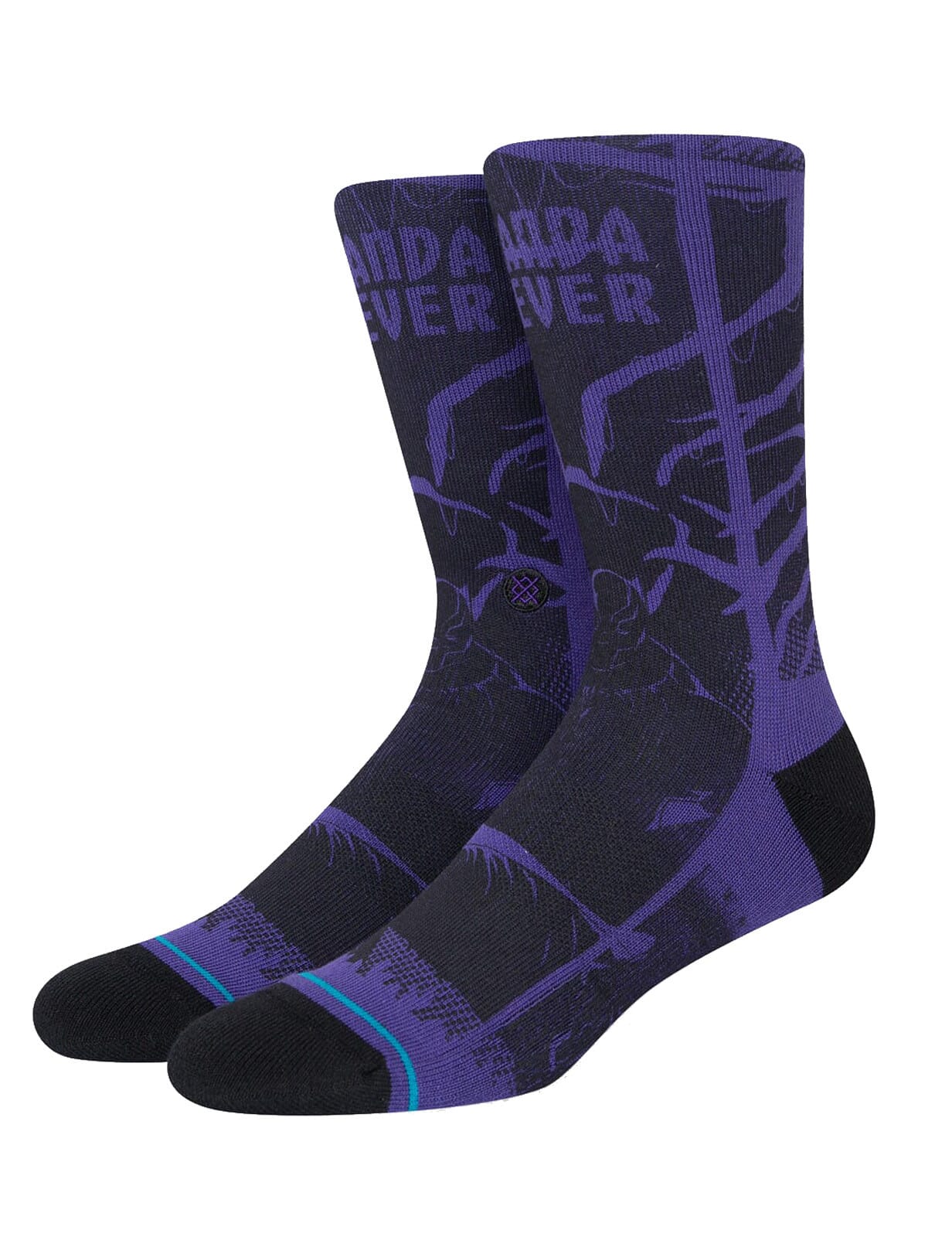 Chaussettes Stance Yibambe Marvel Black Panther Crew en violet