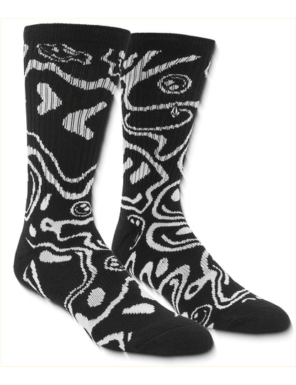 Volcom Filip Rygalski Crew Socks in Black