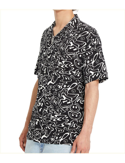 Volcom Filip Rygalski Short Sleeve Shirt in Black