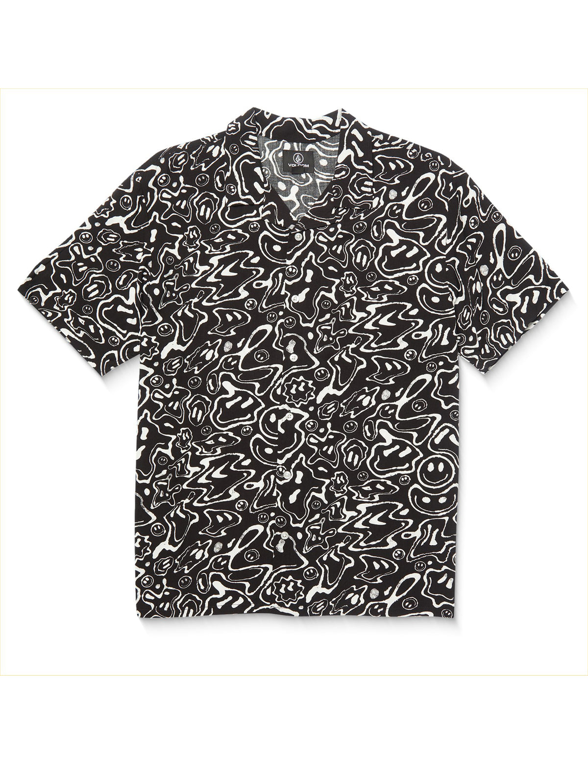 Volcom Filip Rygalski Short Sleeve Shirt in Black