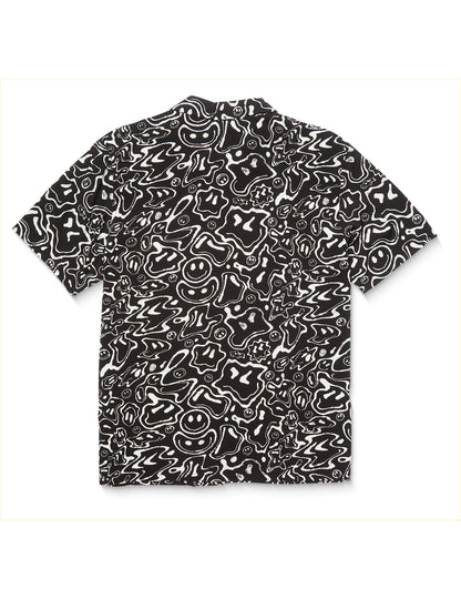 Volcom Filip Rygalski Short Sleeve Shirt in Black