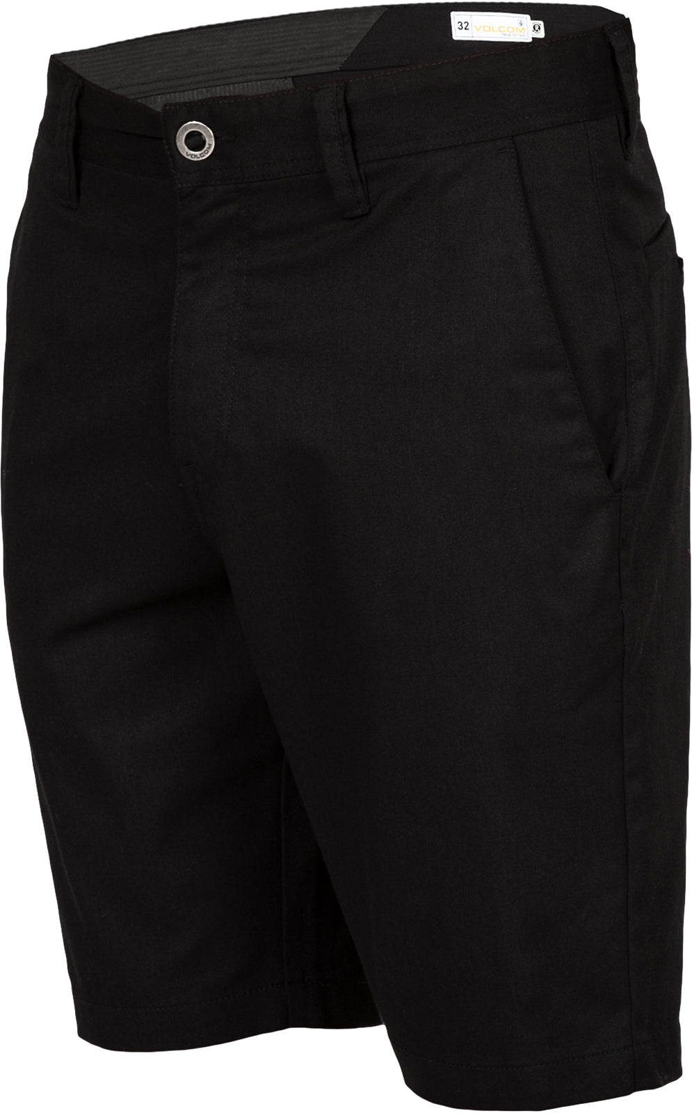 Volcom Frickin Modern Stretch Chino Shorts in Black