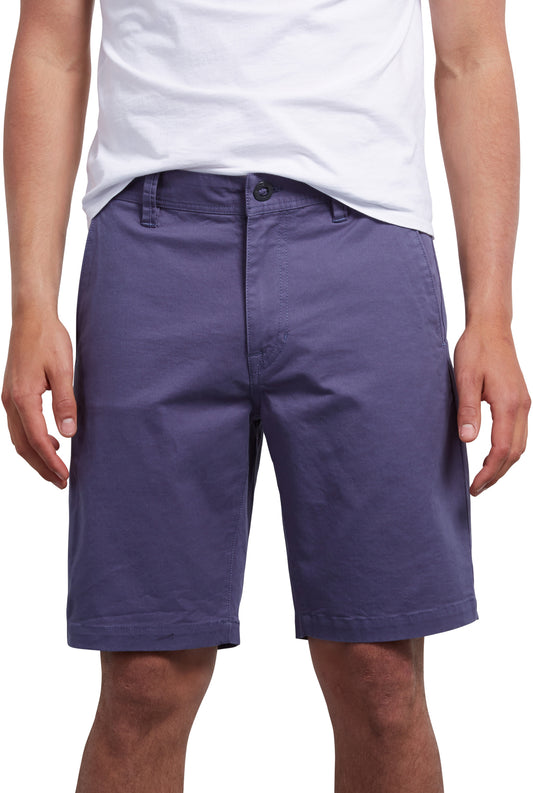 Volcom Frickin Slim Chino Shorts in Deep Blue