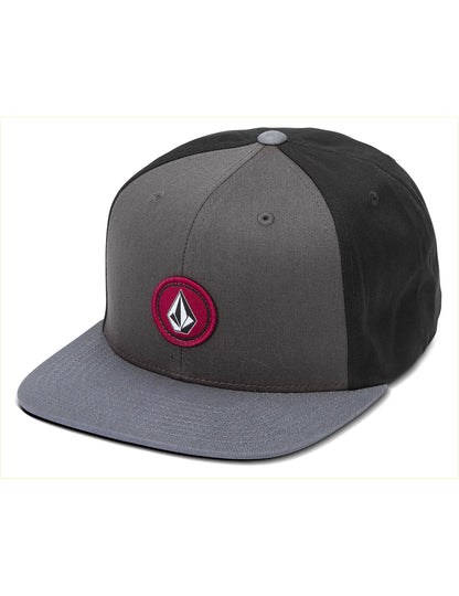 Volcom Full Stone Cheese Curved Peak Cap in Scarab