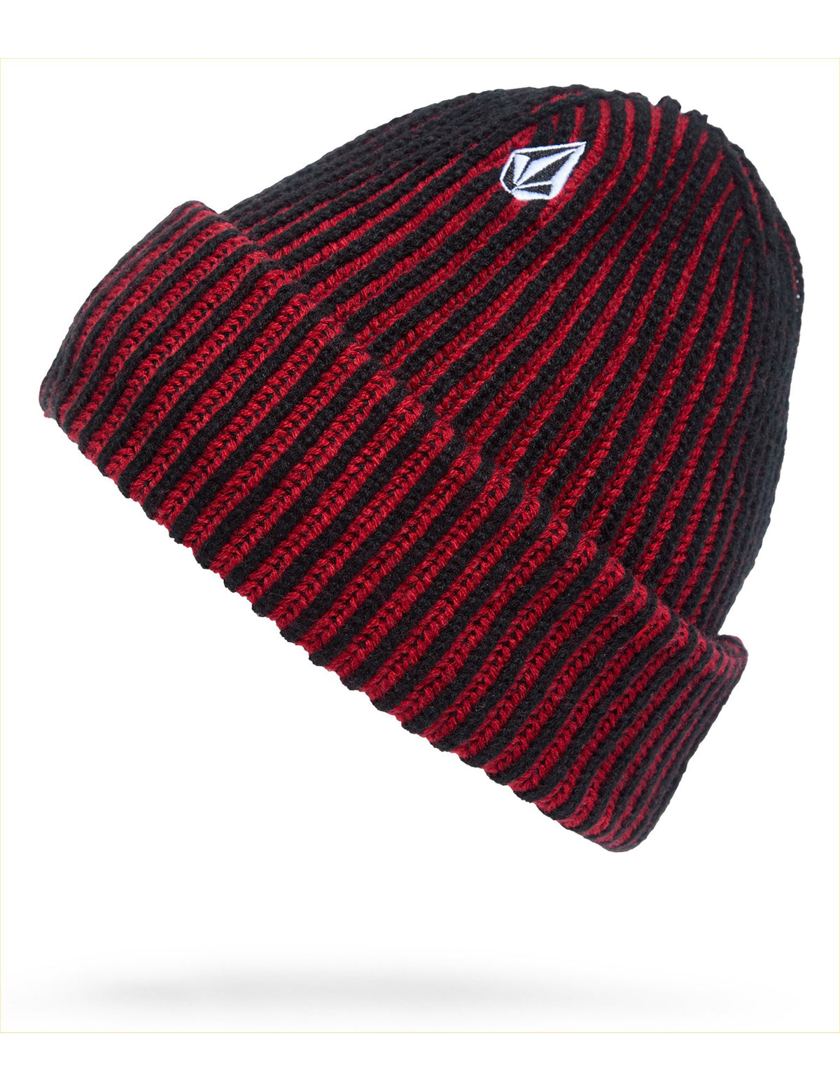 Volcom Full Stone Cuff Beanie in Lifeguard Red