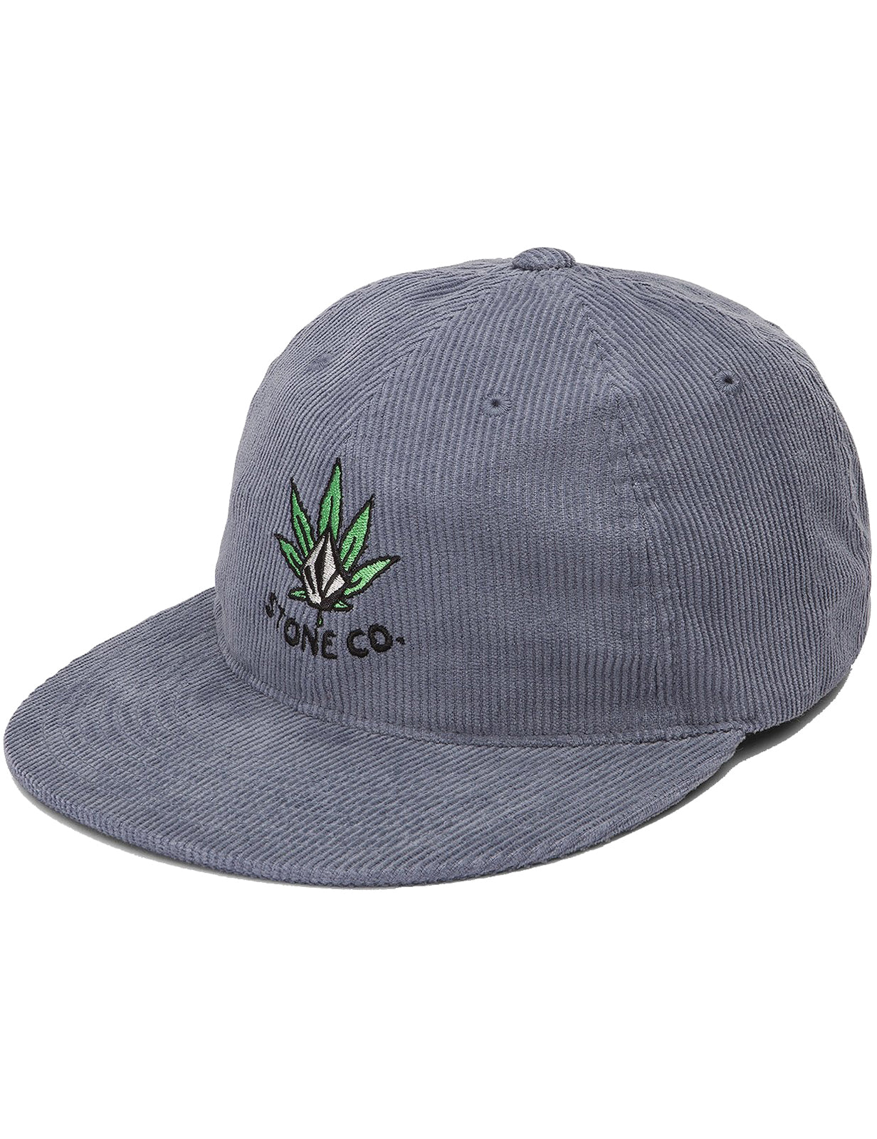 Volcom Gus Cord Flat Peak Cap in Niagara