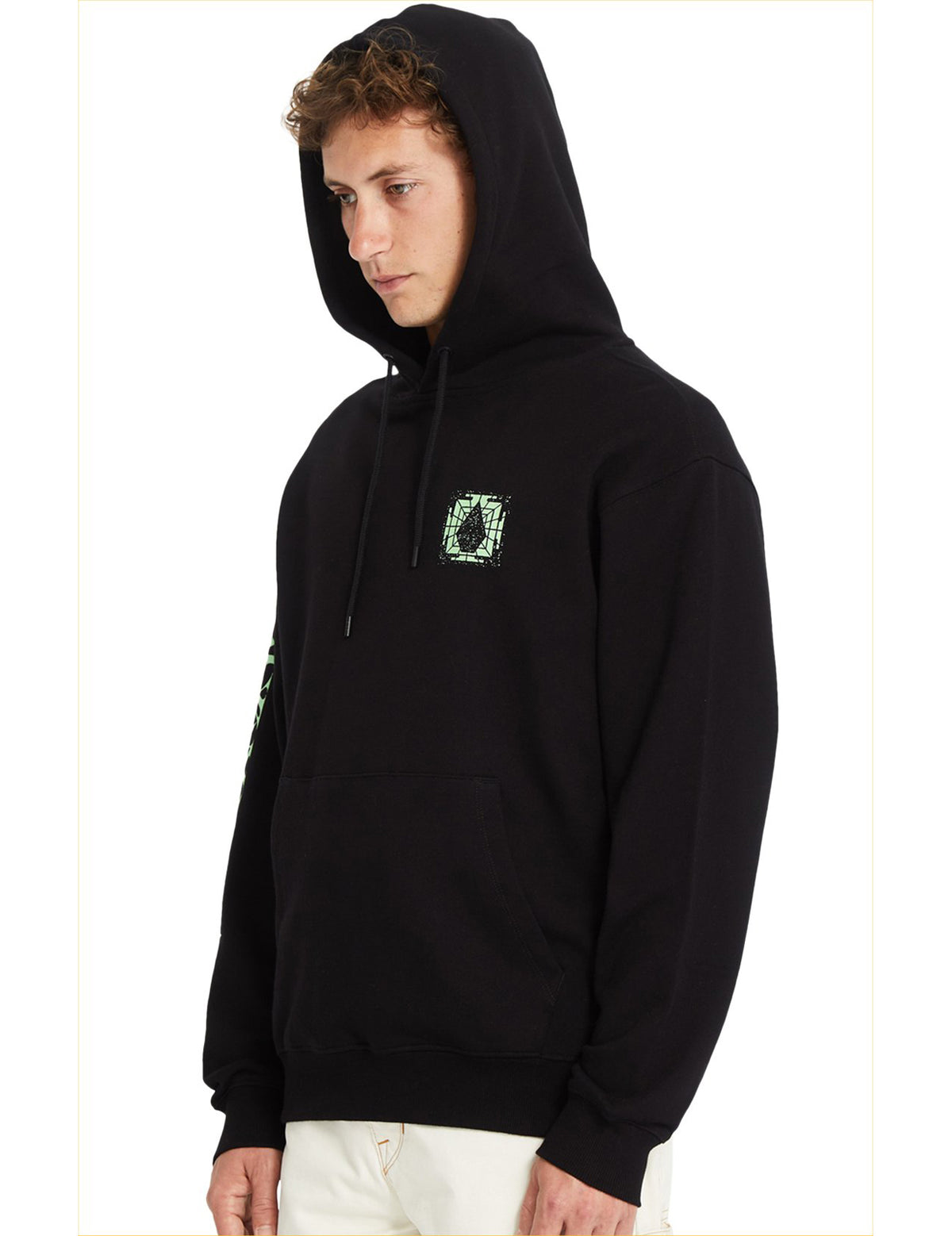 Volcom Handerry Pullover Fleece in Black