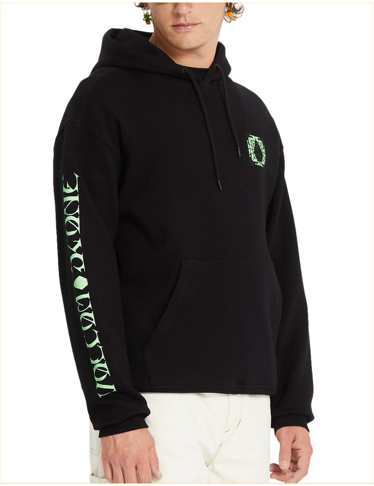 Volcom Handerry Pullover Fleece in Black
