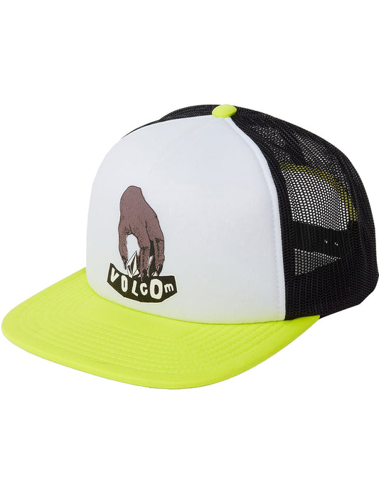 Volcom High Ten Cheese Flat Peak Cap in Limeade