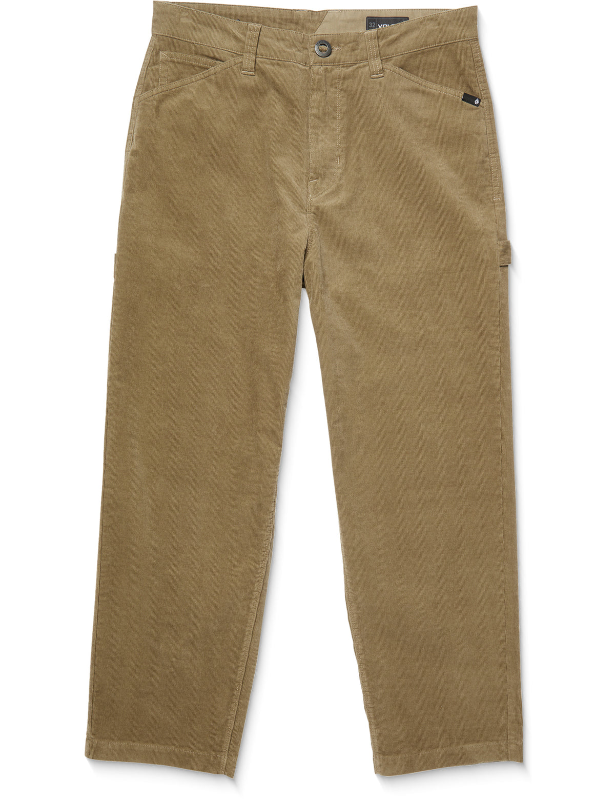 Volcom Kraftsman Cord Pant Trousers in Khaki