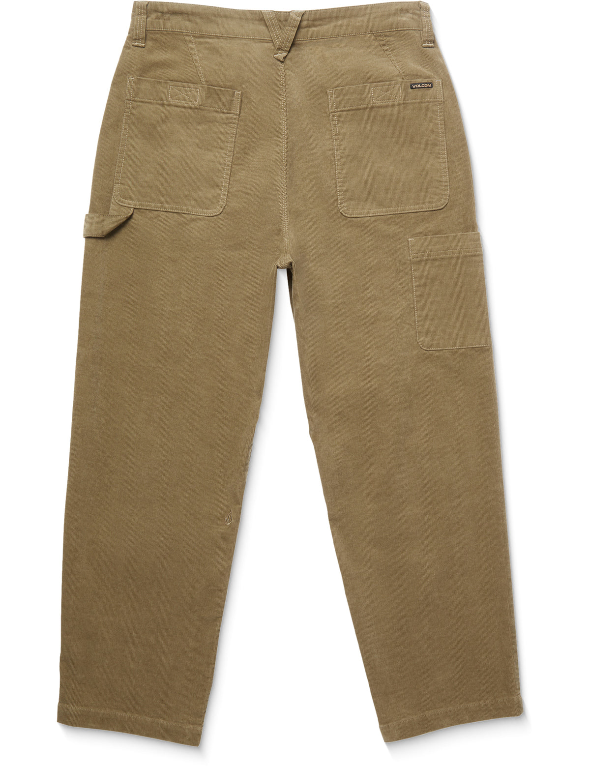 Volcom Kraftsman Cord Pant Trousers in Khaki