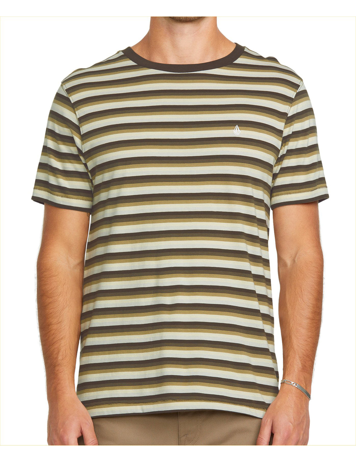 Volcom Level Stone Short Sleeve T-Shirt in Wren