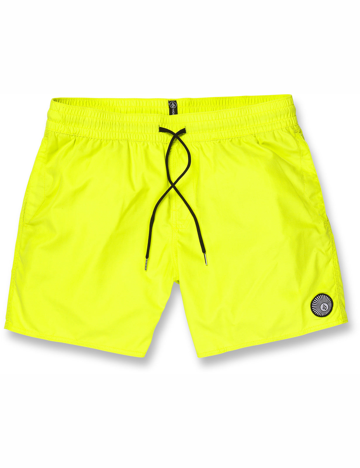 Volcom Lido Solid Trunk 16 Elasticated Boardshorts in Limeade