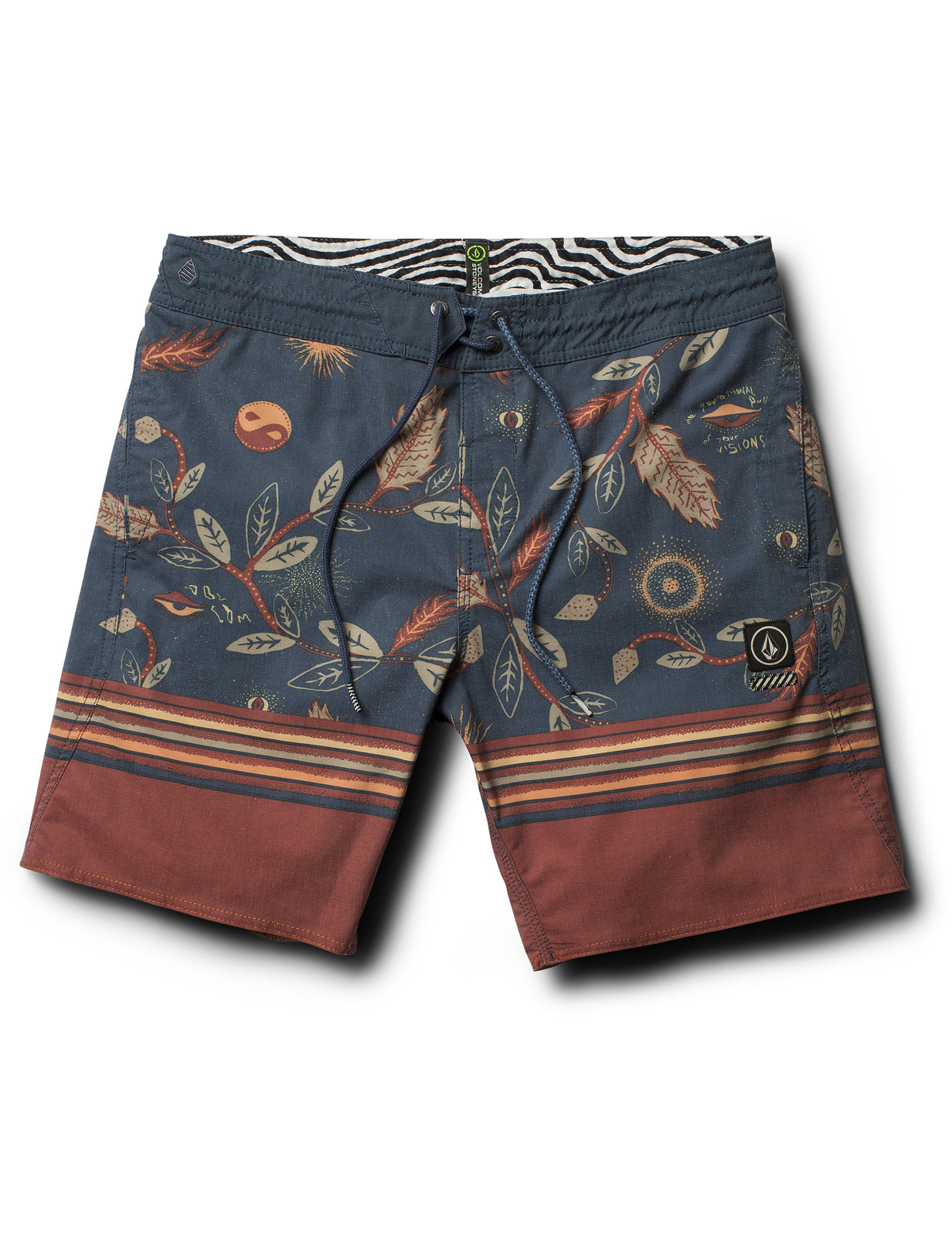 Volcom Lucid Stoney 18 inch Boardshorts in Deep Blue