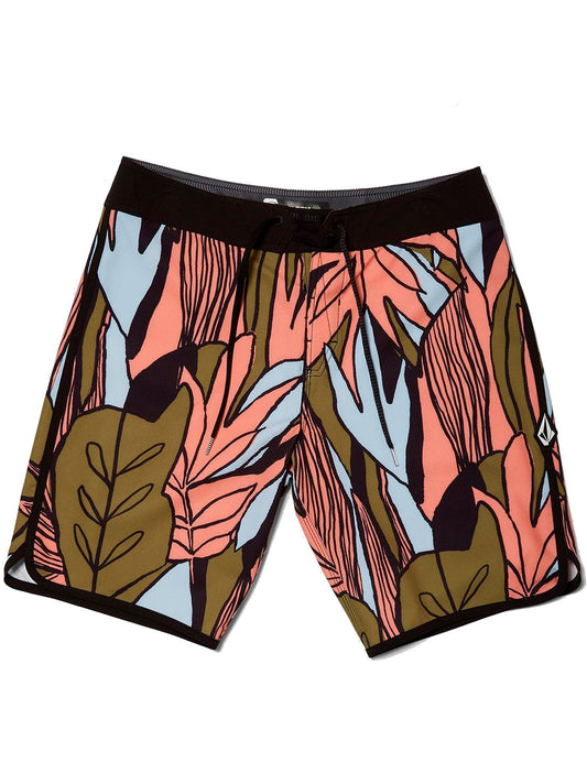 Volcom Mod Lido Scallop 20 Boardshorts in Old Mill