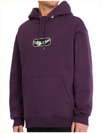 Volcom Noder Pullover Fleece in Grape Royale