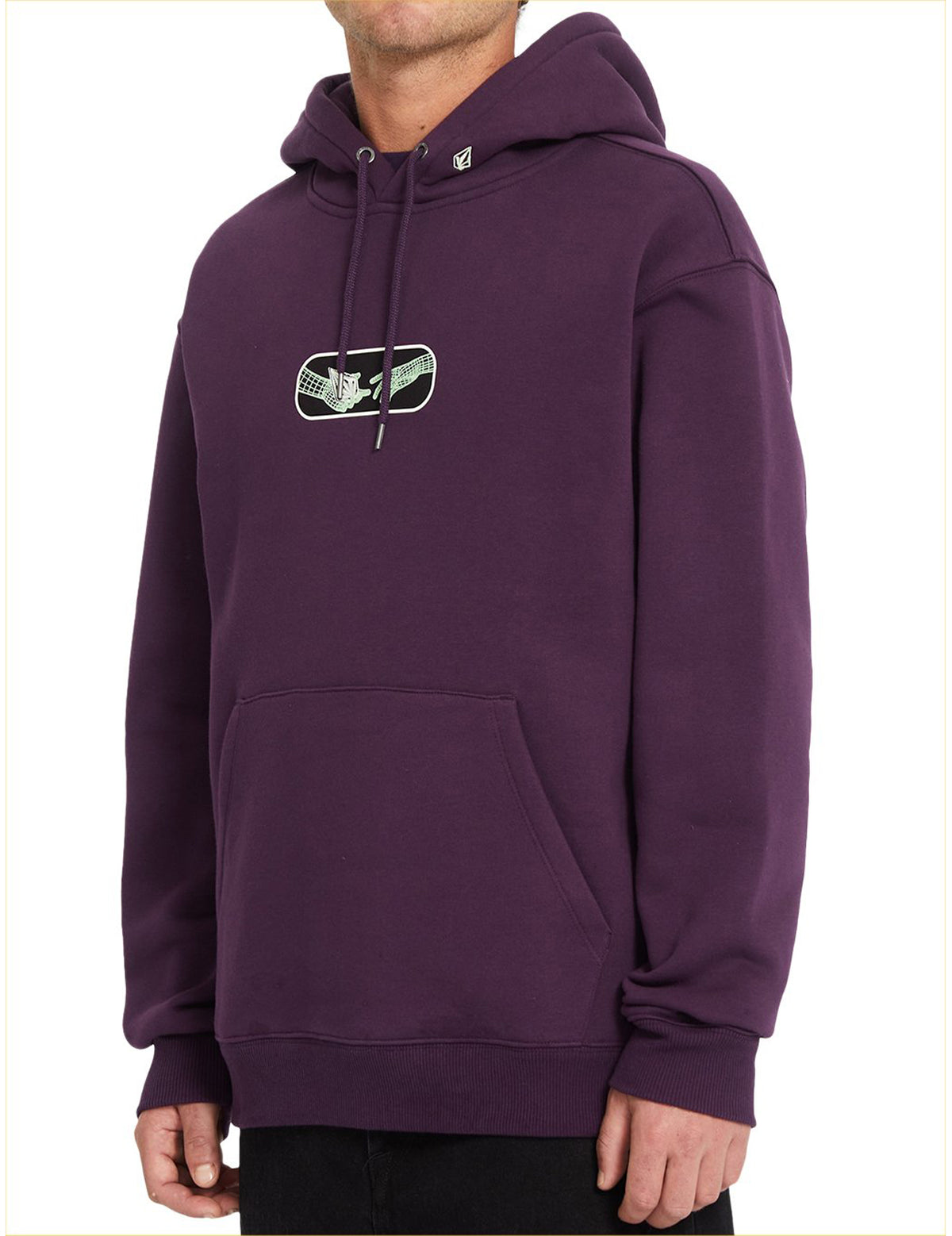 Volcom Noder Pullover Fleece in Grape Royale