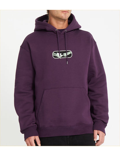 Volcom Noder Pullover Fleece in Grape Royale