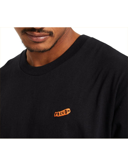 Volcom Pistol Stone Short Sleeve T-Shirt in Black