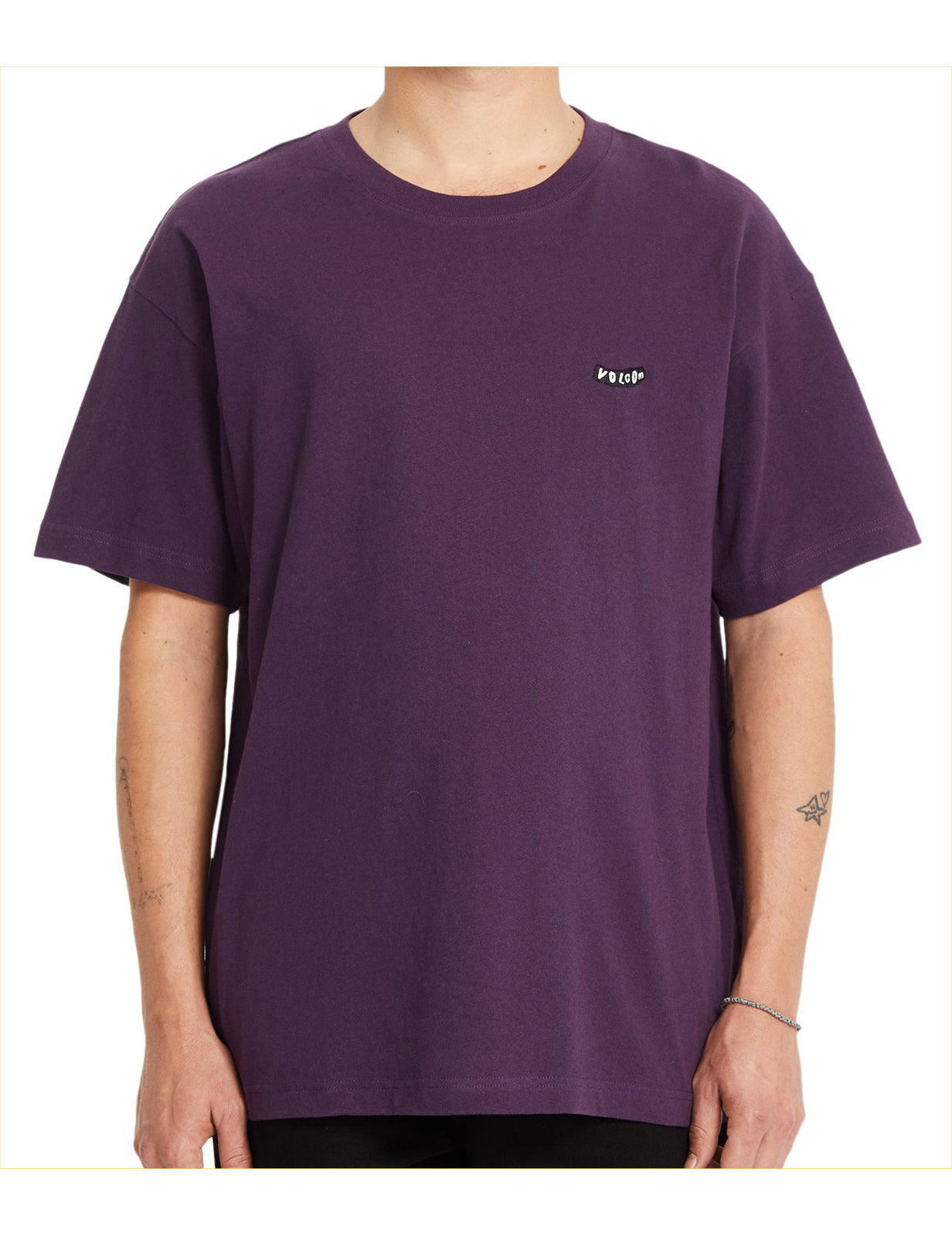 Volcom Pistol Stone Short Sleeve T-Shirt in Grape Royale
