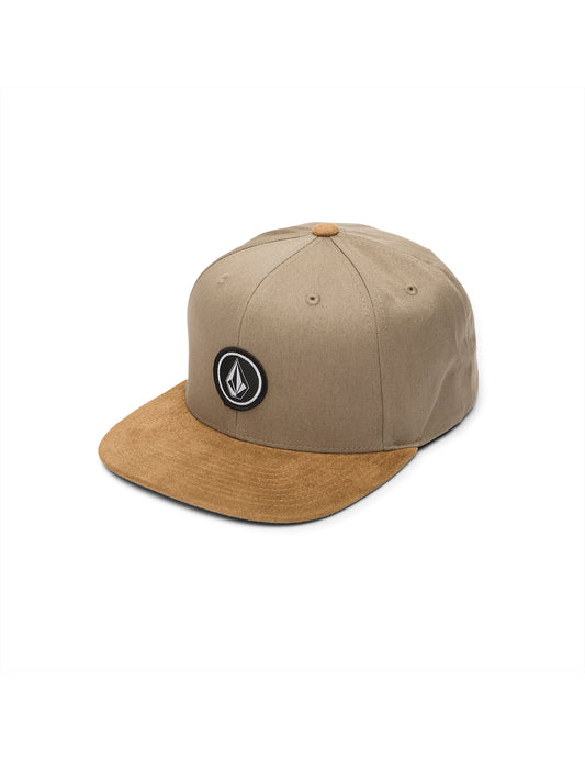 Volcom Quarter Twill Flat Peak Cap in Teak