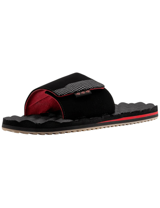 Volcom Recliner Jack Robinson Sliders in Ribbon Red