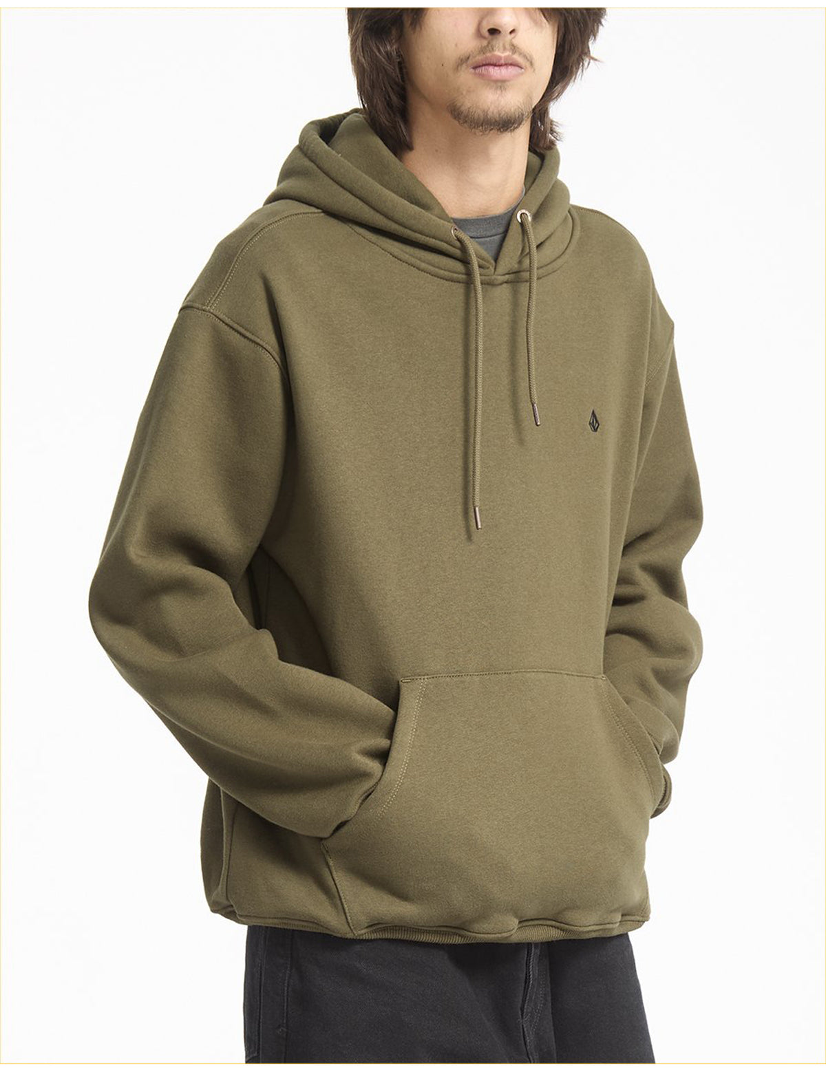 Volcom Single Stone Pullover Hoody in Sage Leaf