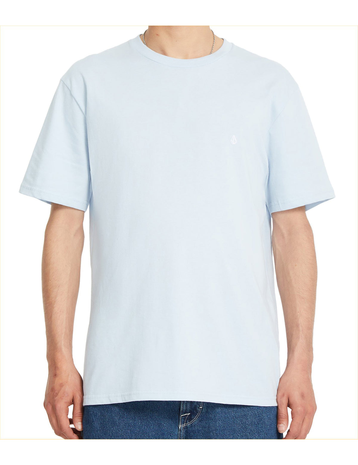 Volcom Stone Blanks Short Sleeve T-Shirt in Carolina Blue