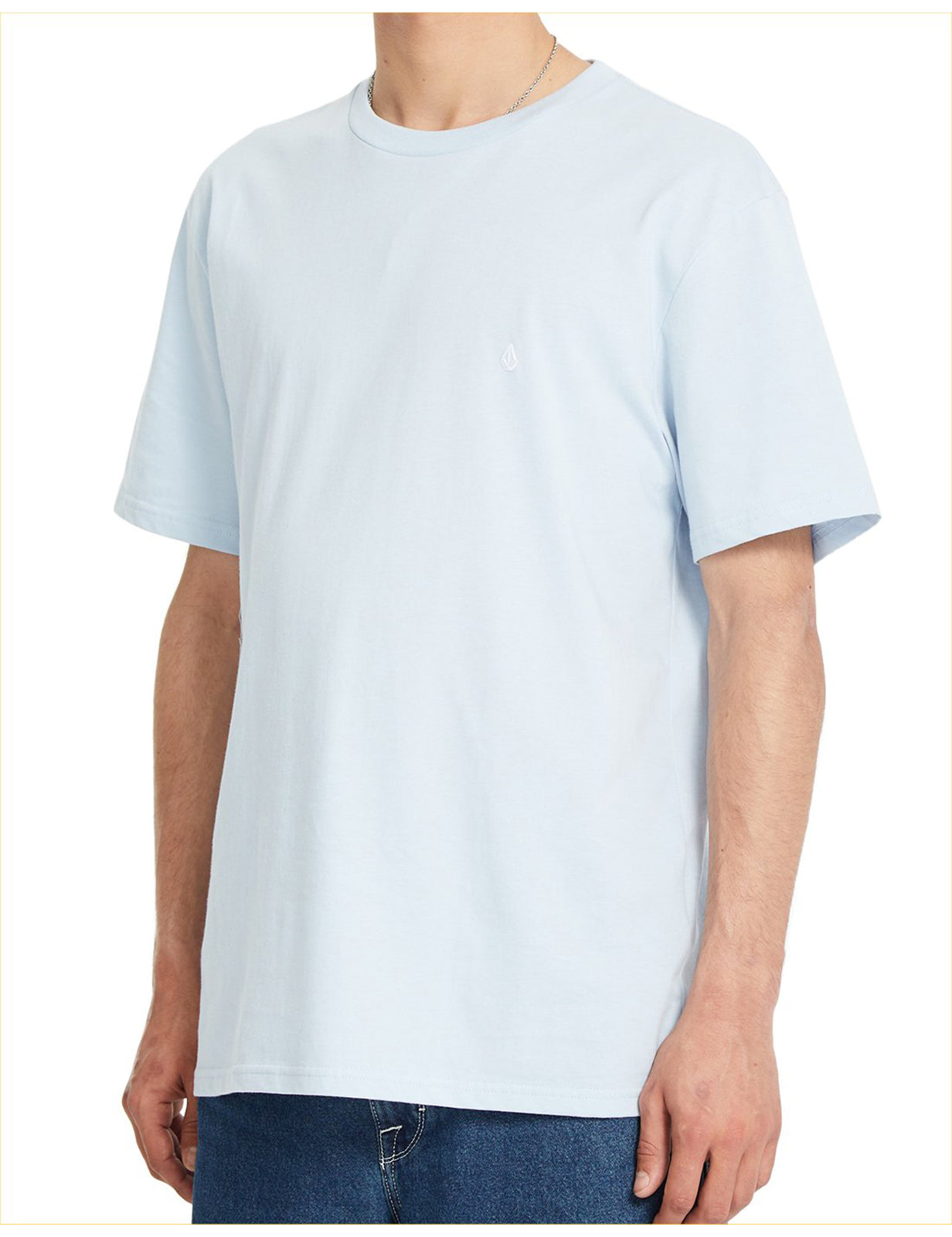 Volcom Stone Blanks Short Sleeve T-Shirt in Carolina Blue
