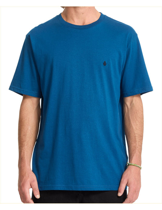 Volcom Stone Blanks Short Sleeve T-Shirt in Cosmic Blue