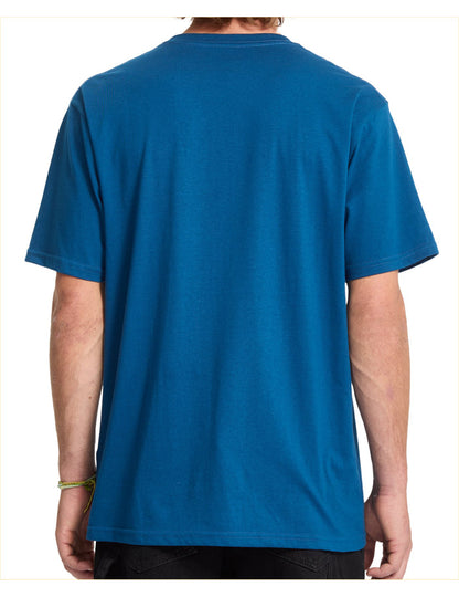 Volcom Stone Blanks Short Sleeve T-Shirt in Cosmic Blue