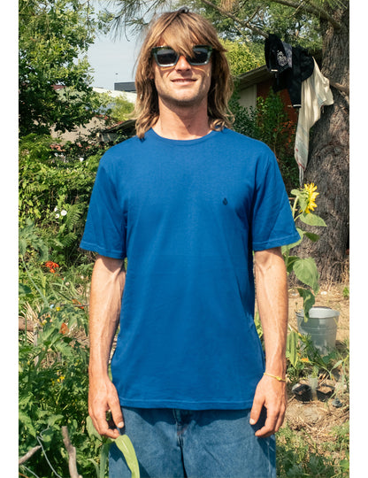 Volcom Stone Blanks Short Sleeve T-Shirt in Cosmic Blue