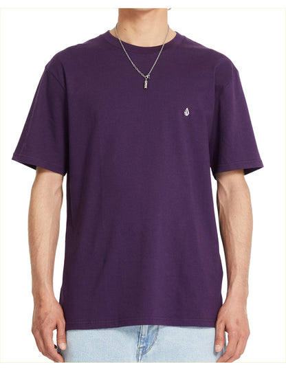 Volcom Stone Blanks Short Sleeve T-Shirt in Grape Royale