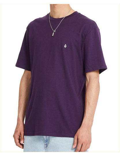 Volcom Stone Blanks Short Sleeve T-Shirt in Grape Royale