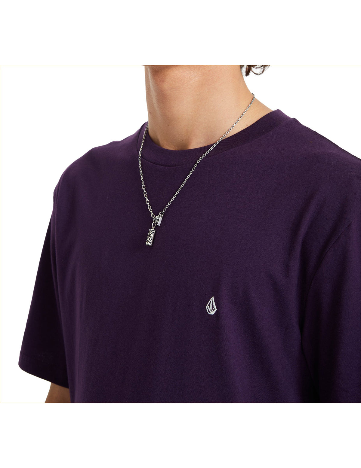 Volcom Stone Blanks Short Sleeve T-Shirt in Grape Royale