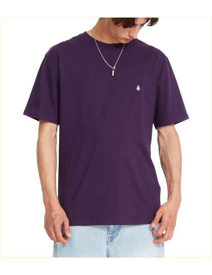Volcom Stone Blanks Short Sleeve T-Shirt in Grape Royale
