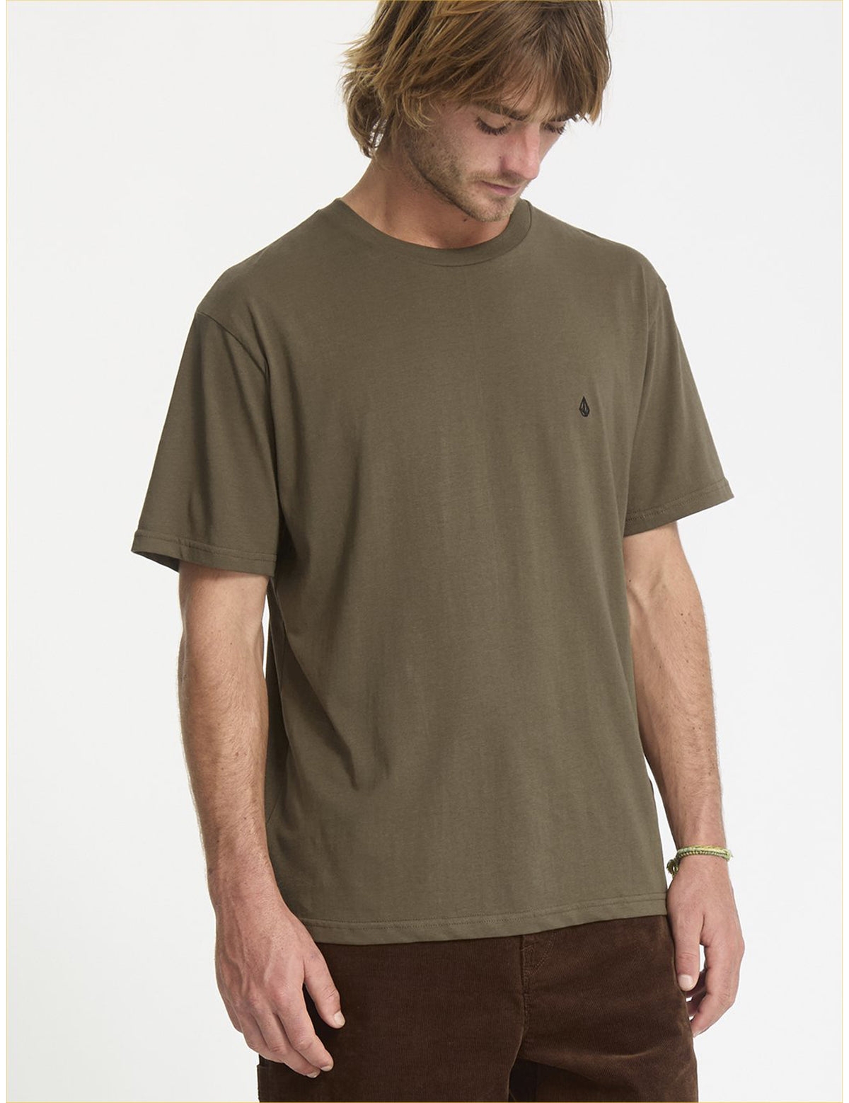 Volcom Stone Blanks Short Sleeve T-Shirt in Sage Leaf