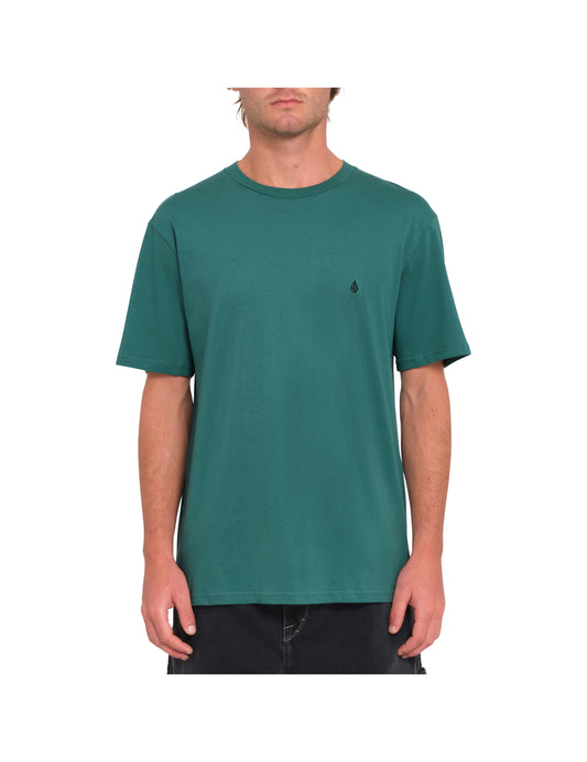 Volcom Stone Blanks Short Sleeve T-Shirt in Sea Green