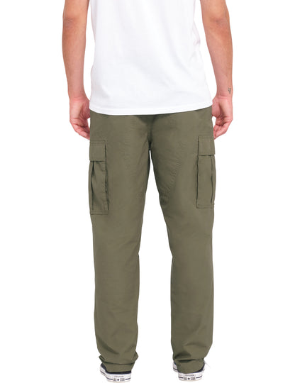 Volcom Strange Tripper Tapered Cargo Trousers in Wintermoss