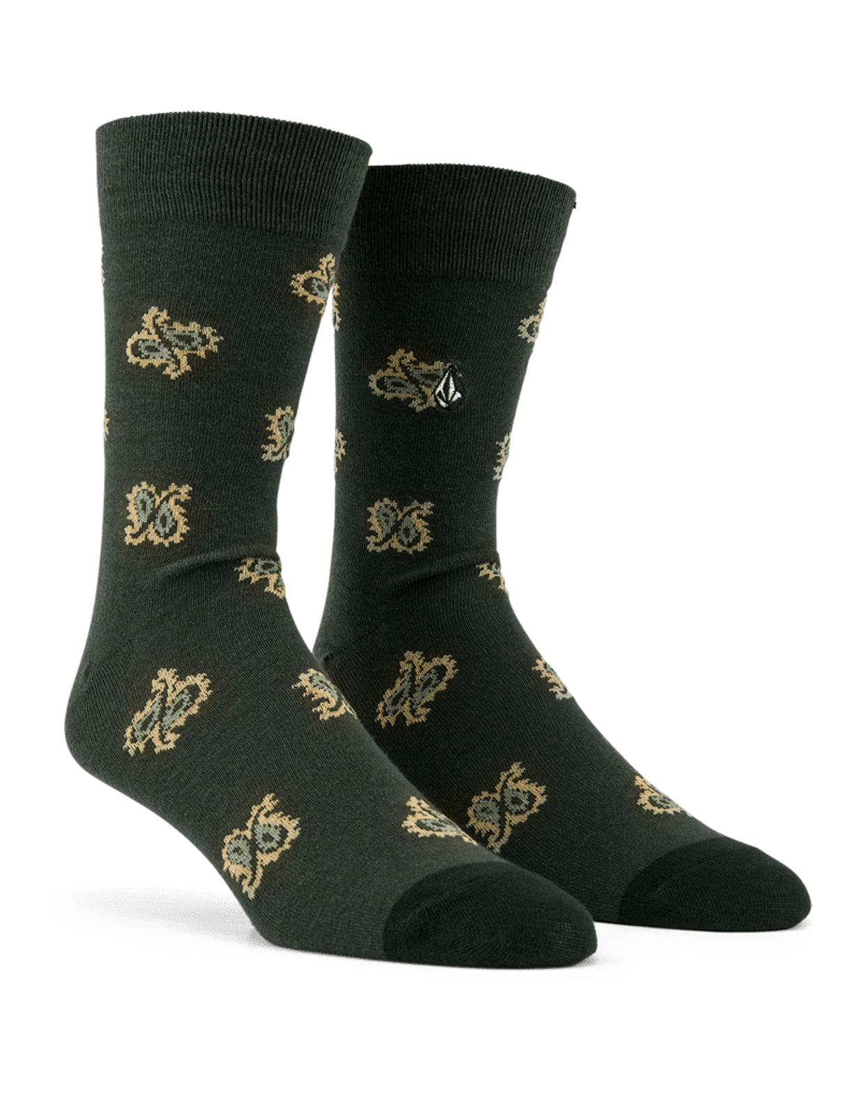 Volcom True Crew Socks in Stealth