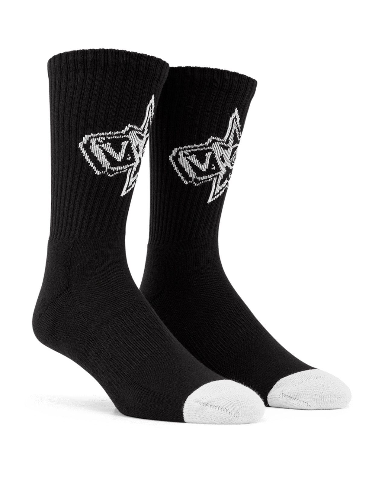 Volcom V Entertainment Noa Deane Crew Socks in Black