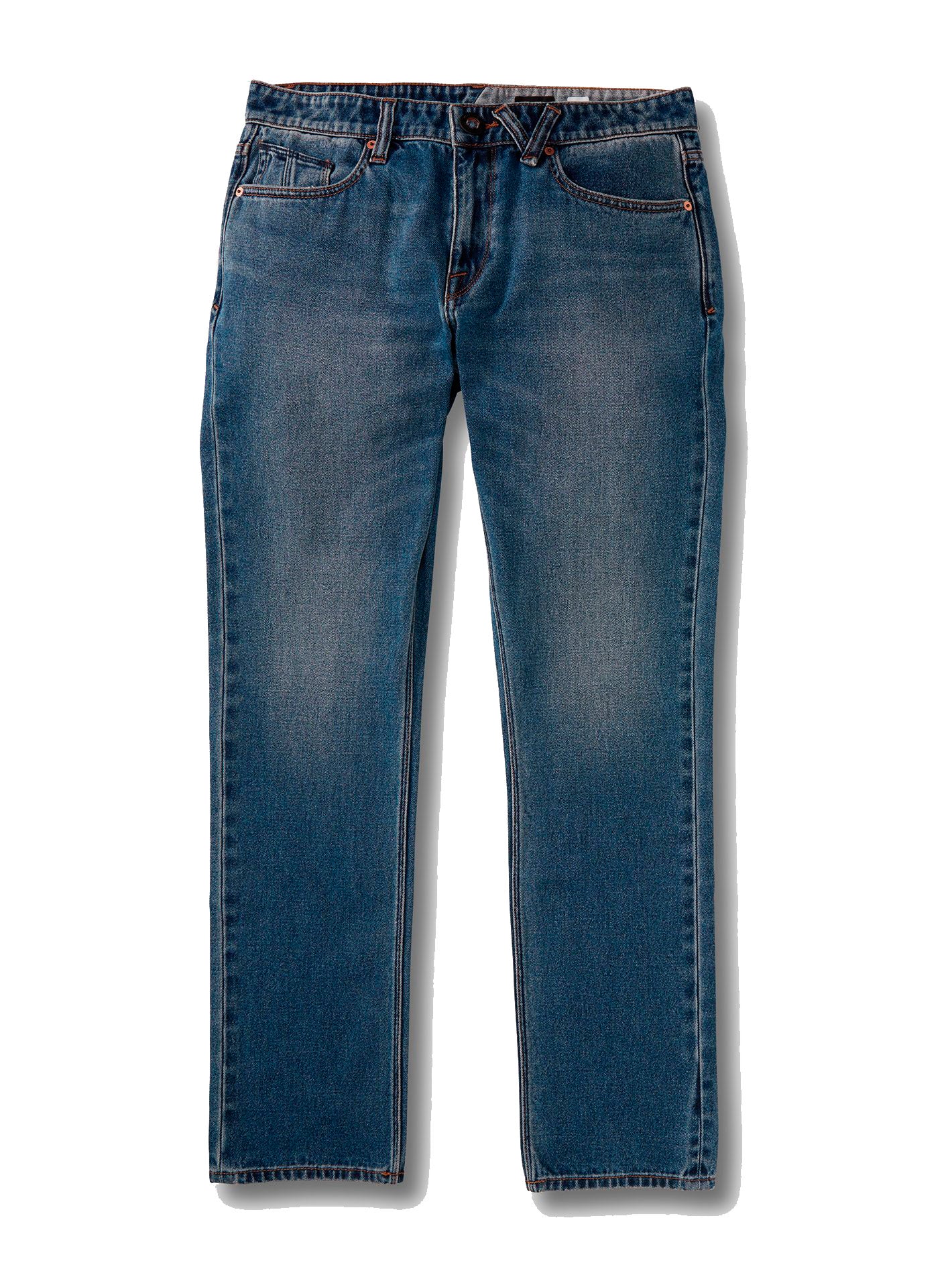 Volcom Vorta Denim Jeans in Middle Broken Blue