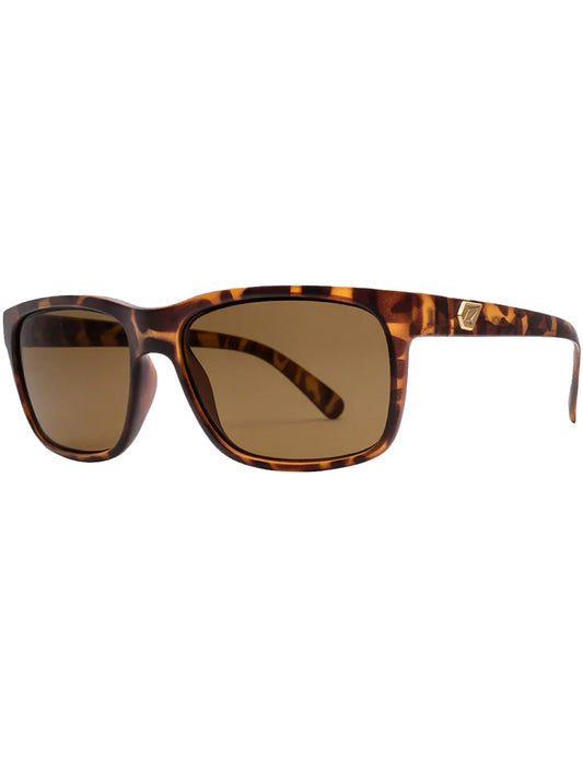 Volcom Wig Matte Tort/Bronze Sunglasses in Bronze