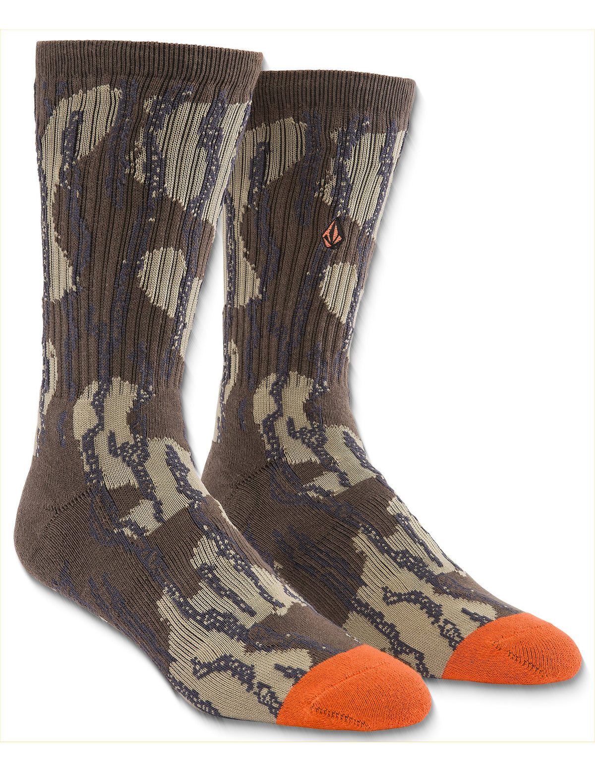 Volcom Workwear Crew Socks in Brindle