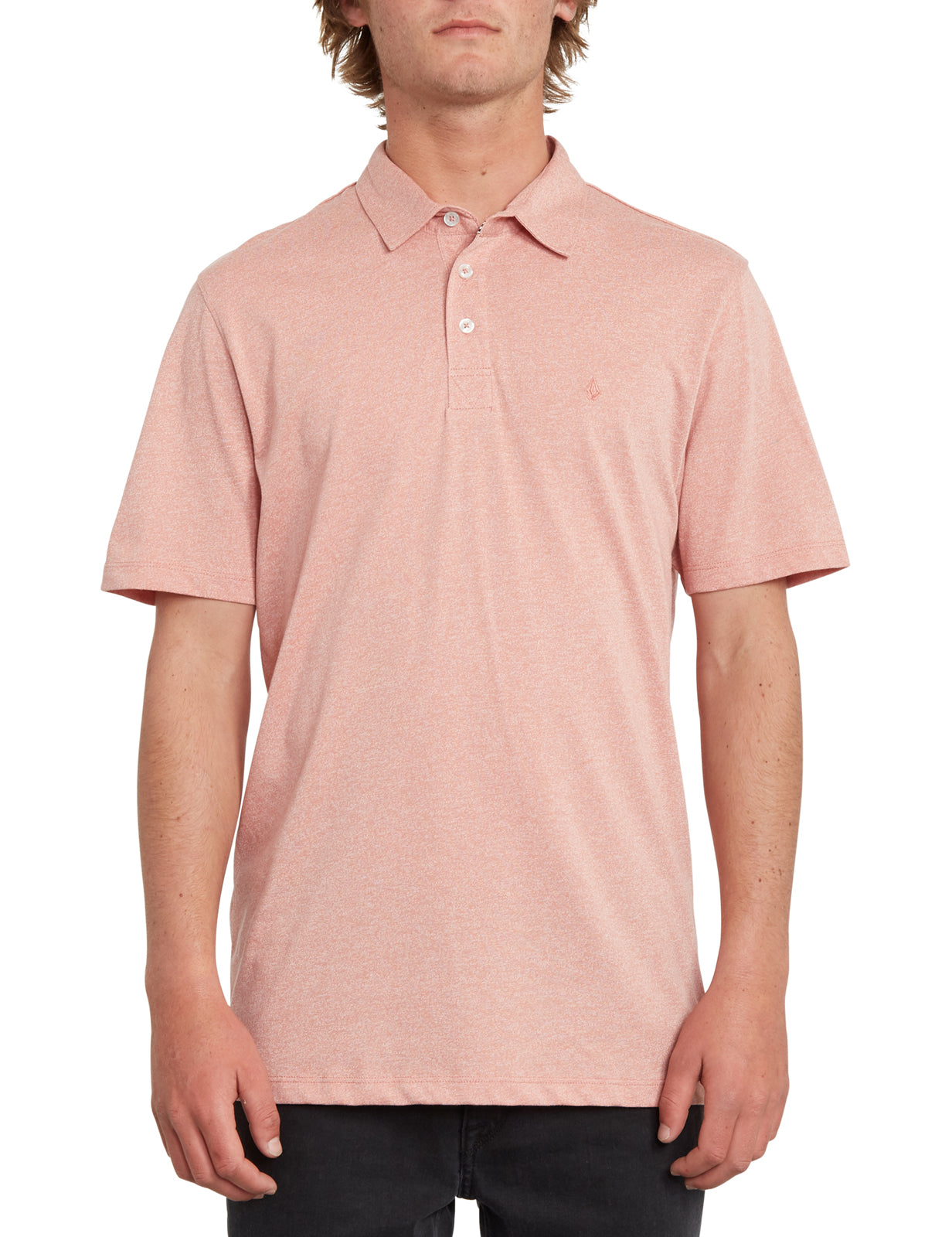 Volcom Wowzer Short Sleeve Polo Shirt in Sandstone